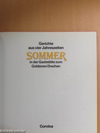 Gerichte aus vier Jahreszeiten - Sommer