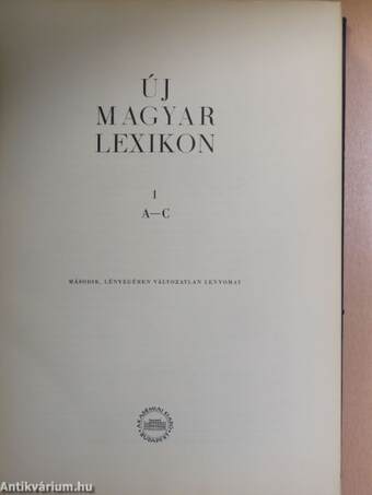 Új magyar lexikon 1-7.