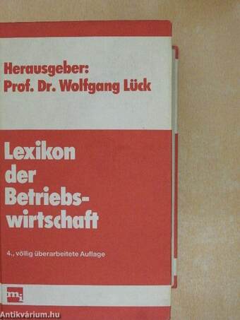 Lexikon der Betriebswirtschaft