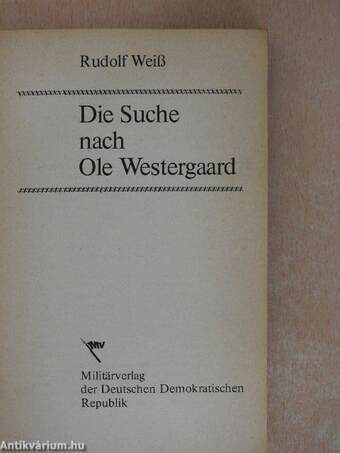 Die Suche nach Ole Westergaard