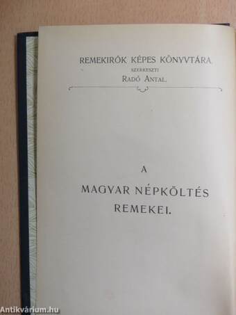 A magyar népköltés remekei I-II.