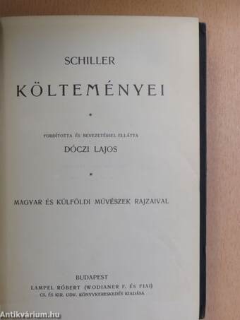 Schiller költeményei