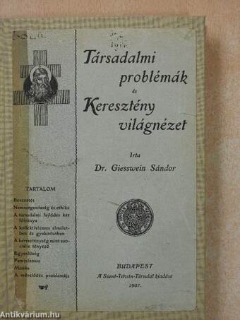 Társadalmi problémák és keresztény világnézet