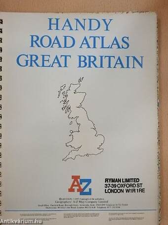 Handy Road Atlas Great Britain A-Z