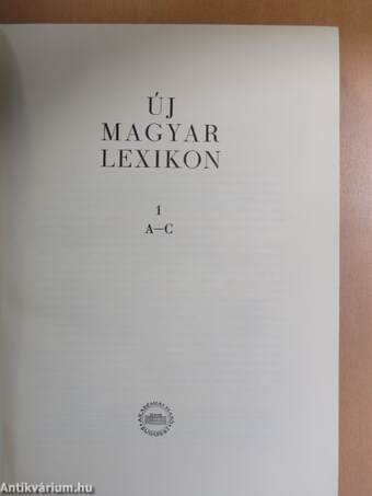 Új magyar lexikon 1-6.