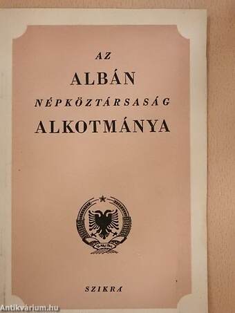 Az Albán Népköztársaság alkotmánya