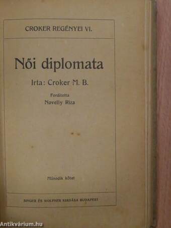 Női diplomata I-III.