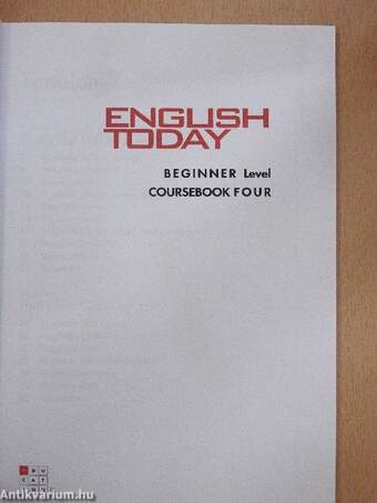 English today Beginner level 4.