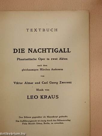 Die Nachtigall