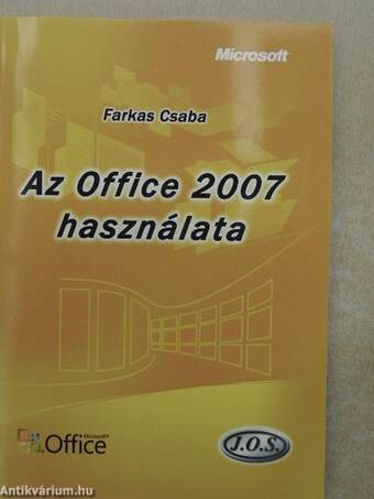 Az Office 2007 használata