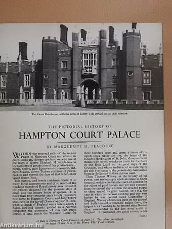 The Pictorial History of Hampton Court Palace