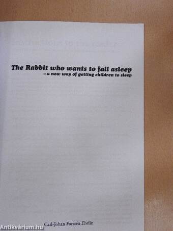 The Rabbit who wants to fall asleep