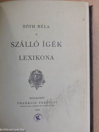 Szálló ígék lexikona