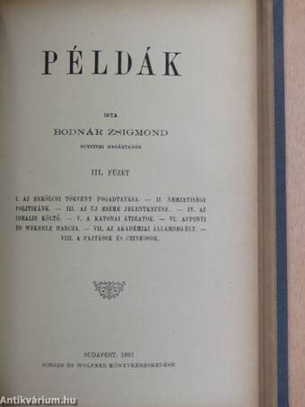 Példák I-V.