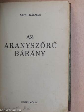 Az aranyszőrű bárány