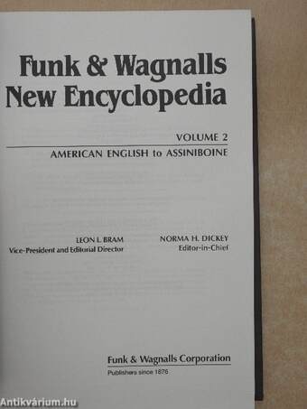 Funk & Wagnalls New Encyclopedia 2. (töredék)