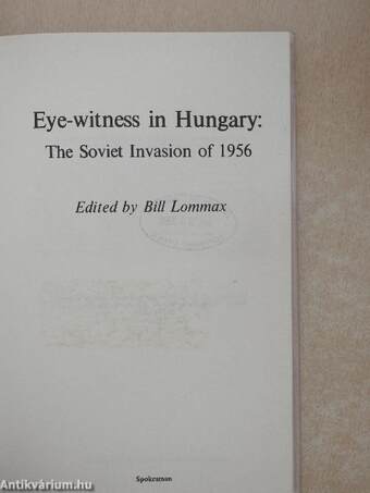 Eye-witness in Hungary