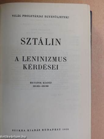 A leninizmus kérdései