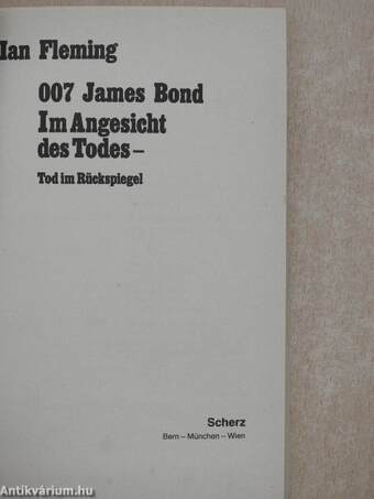 007 James Bond - Im Angesicht des Todes