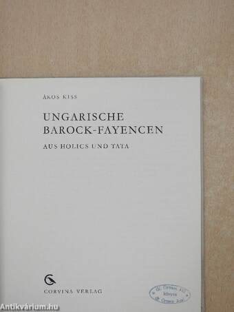 Ungarische Barock-Fayencen