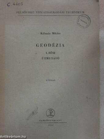 Geodézia I.