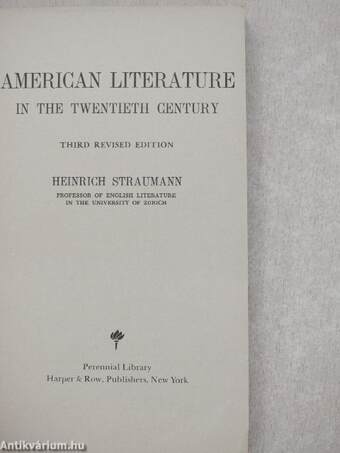 American Literature in the Twentieth Century