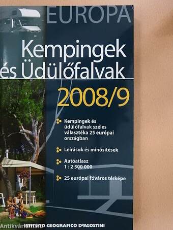 Európa - Kempingek és Üdülőfalvak 2008/9