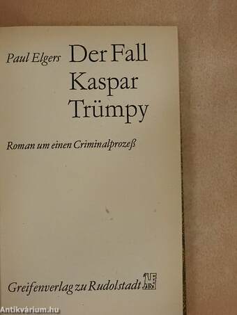 Der Fall Kaspar Trümpy