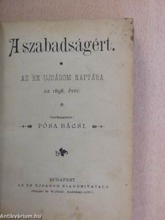 A szabadságért