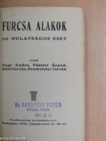 Furcsa alakok