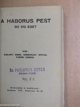 A háborus Pest