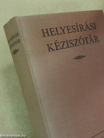 Helyesírási kéziszótár