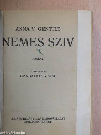 Nemes sziv/A senkigyereke