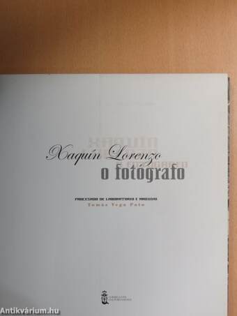 Xaquín Lorenzo - O fotógrafo