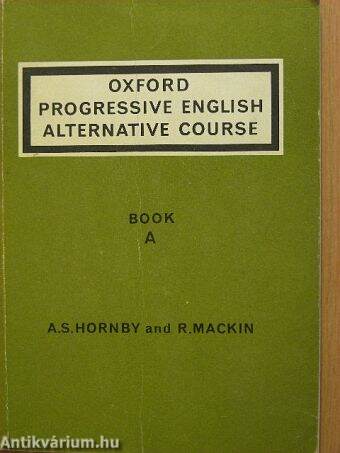 Oxford Progressive English Alternative Course - Book A