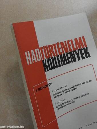 Hadtörténelmi Közlemények 1982/1-4.