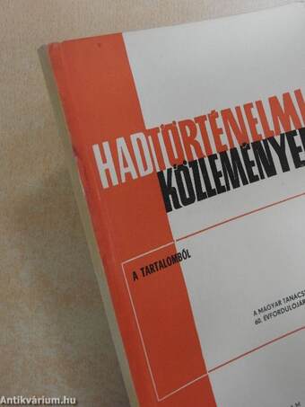 Hadtörténelmi Közlemények 1979/1-4.