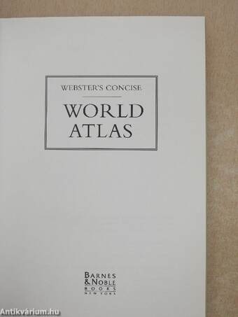 Webster's Concise World Atlas