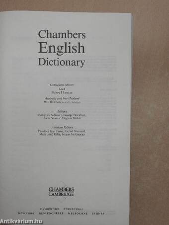 Chambers English Dictionary