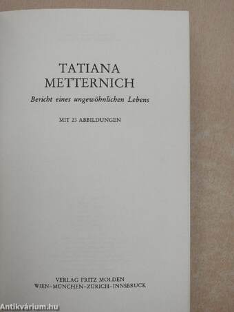 Tatiana Metternich