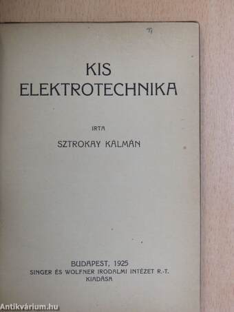 Kis elektrotechnika