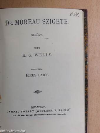 Dr. Moreau szigete