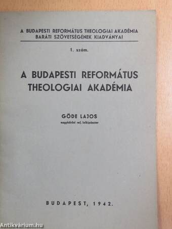 A Budapesti Református Theologiai Akadémia