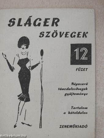 Slágerszövegek 12.