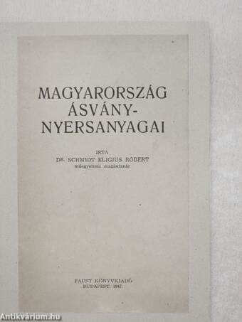 Magyarország ásvány-nyersanyagai