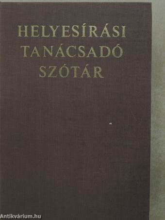 Helyesírási tanácsadó szótár