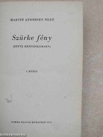 Szürke fény I-II.