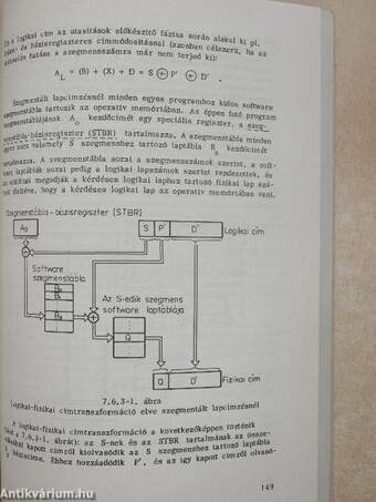 A digitális számítógépek rendszertechnikai felépítése