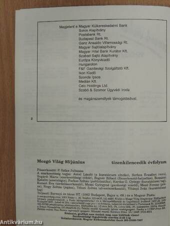 Mozgó Világ 1993. június