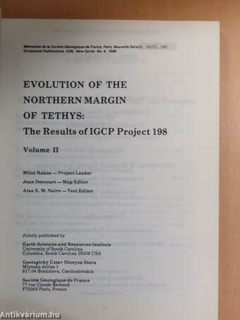 Evolution of the Northern Margin of Tethys: The results of IGCP Project 198 - Volume II